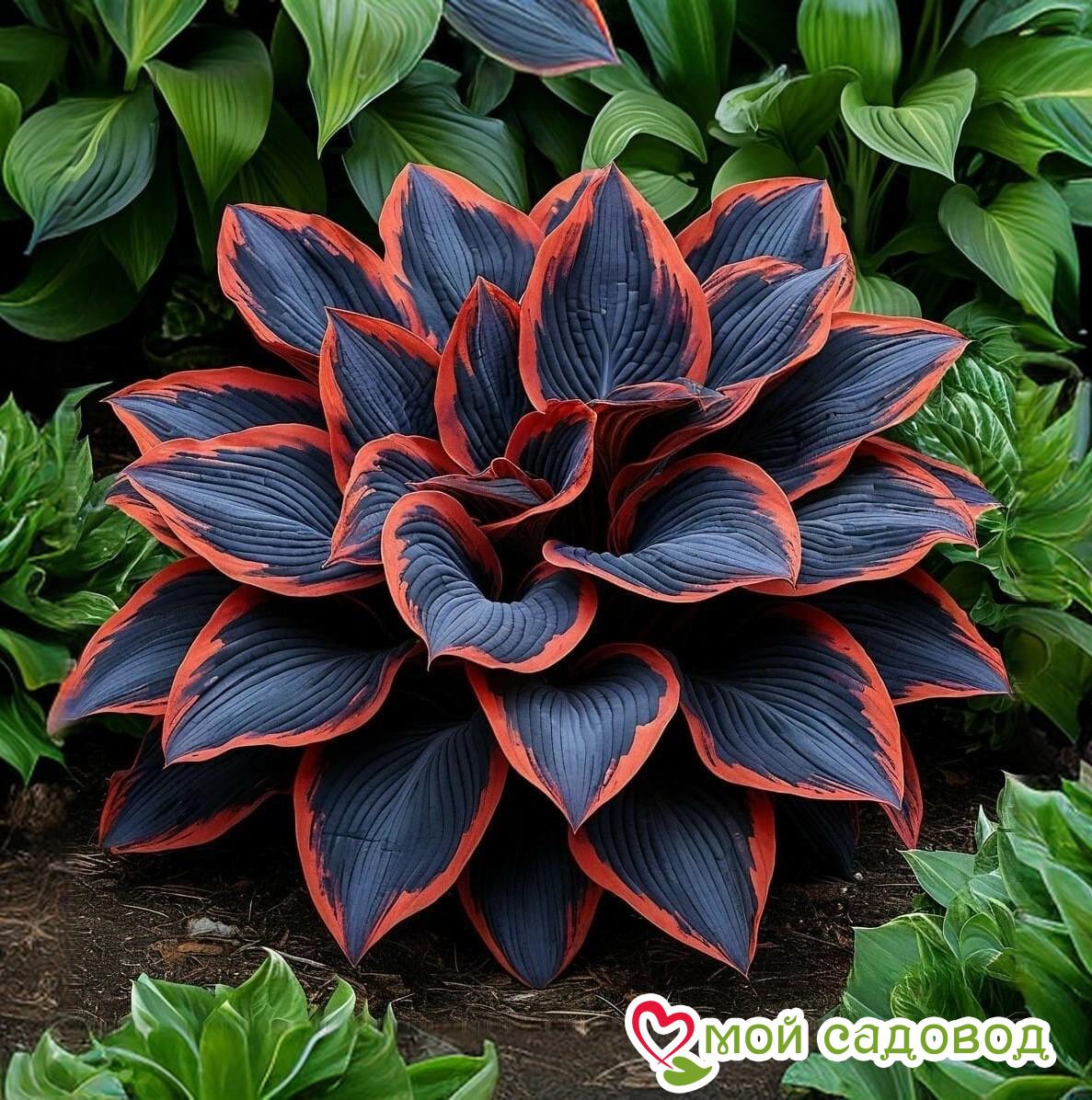 Хоста Солнечный Агат